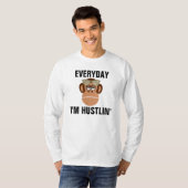 毎日Tシャツおもしろいを抱え込む Tシャツ (正面フル)