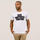 毎日Tシャツで幸せを求める Tシャツ (正面フル)