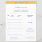 毎日To-Doリスト学術プランナー大学生 (裏面)