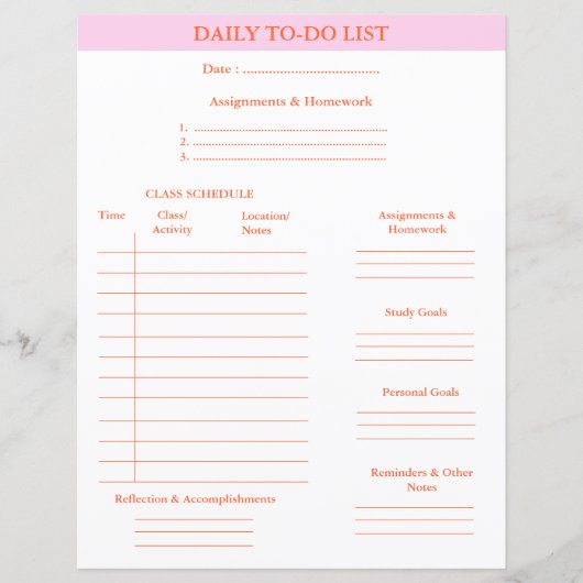 毎日To-Doリスト学術プランナー大学生 (正面)