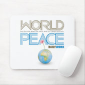 毎日WORD®の"世界平和"マウスパッド マウスパッド (マウス)