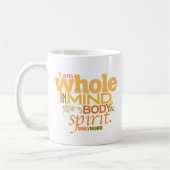 毎日WORD®の"強健さ"のマグ コーヒーマグカップ (左)