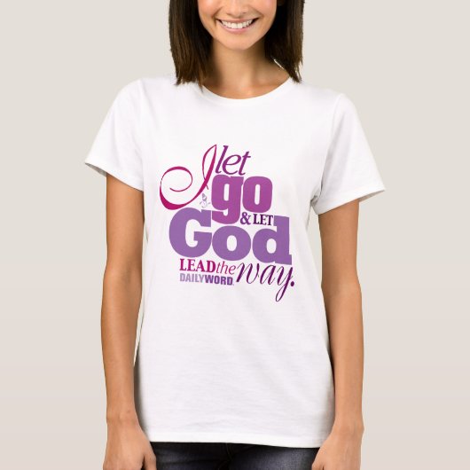 毎日WORD®の"放しましたり、神"のTシャツは可能にしました Tシャツ (正面)