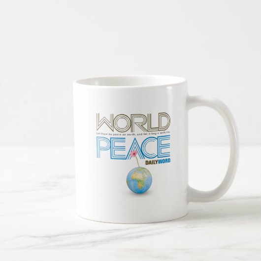 毎日WORD® "世界平和" コーヒーマグカップ (右)