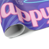 毎時ハッピーアワーネオンサイン コクテールパーティー ラッピングペーパー (ロールコーナー)