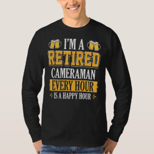 毎時間ビ退職したールでカメラマン Tシャツ