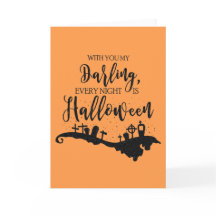 毎晩ハロウィーングラフィックカード