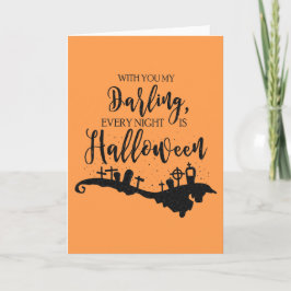 毎晩ハロウィーングラフィックカード カード