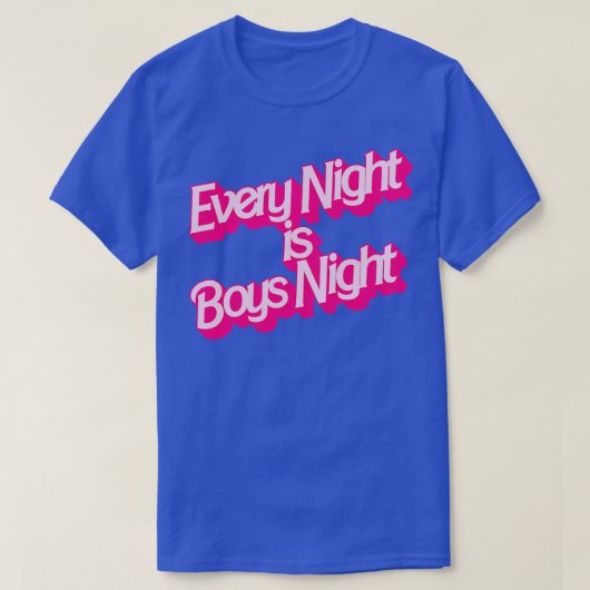 毎晩少年の夜 Tシャツ (デザイン正面)