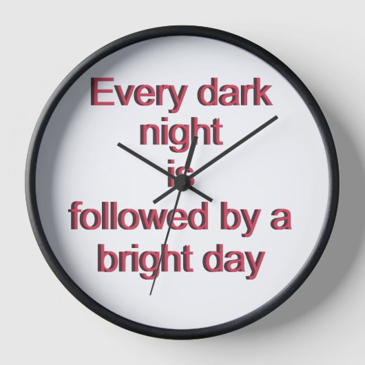 毎晩 壁時計 (正面)