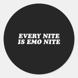 毎晩Emo Niteは毎晩Emo Night ラウンドシール