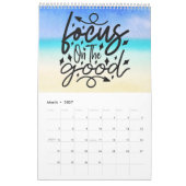 毎月のインスピレーション カレンダー (3月 2027)