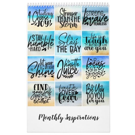 毎月のインスピレーション カレンダー (カバー)