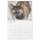 毎月のカレンダーにペットの写真を追加する カレンダー (3月 2027)