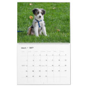 毎月のカレンダーに犬の写真を追加する カレンダー (3月 2027)