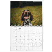 毎月のカレンダーに犬の写真を追加する カレンダー (1月 2027)