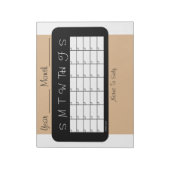 毎月のプランナータンカレンダーby Janz Notepad ノートパッド (回転)