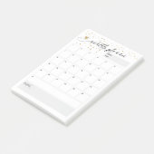 毎月のプランナーハート散布金ゴールド ポストイット (アングル)