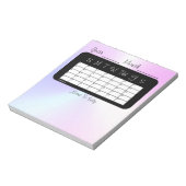 毎月のプランナーマイアミきらめくカレンダーbyヤンツ ノートパッド (回転)