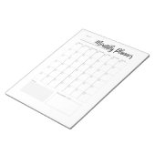 毎月のプランナー ノートパッド (アングル)