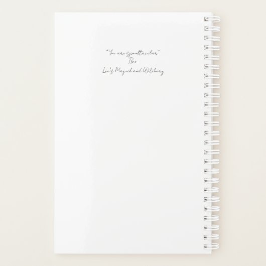 毎月のプランナー(Boo) プランナー手帳 (裏面)