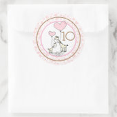 毎月の乳児マイルストーン ラウンドシール (バッグ)