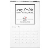 毎月の引用文(学校ナース) カレンダー (1月 2026)