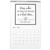 毎月の引用文(学校ナース) カレンダー (3月 2026)