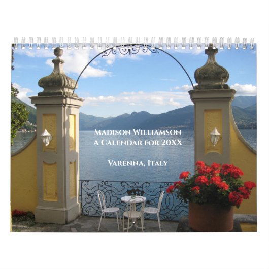 毎月の旅行またはCYOフォトウォールカレンダー20XX カレンダー (カバー)