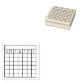 毎月の習慣トラッカー、カレンダースタンプ、ジャーナル消しゴム ラバースタンプ (押印)