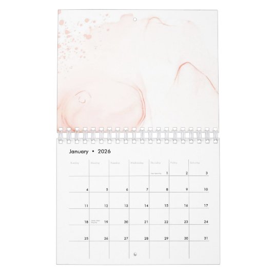 毎月の自分の期間 カレンダー (1月 2026)