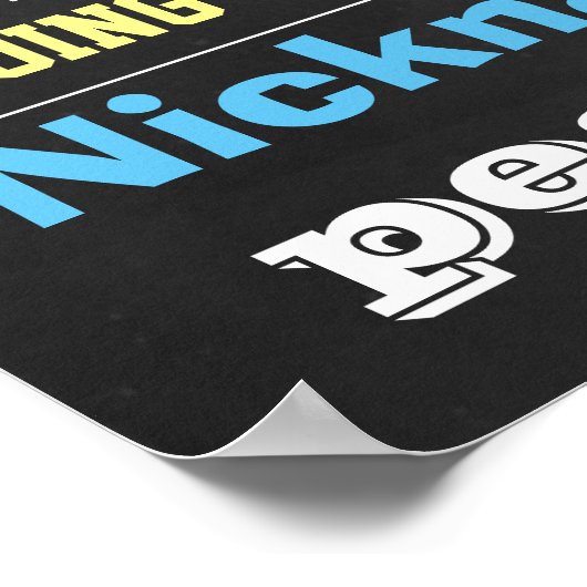 毎月の誕生日の黒板の看板ポスターバナー ポスター (角)