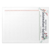 毎月の間欠断食トラッカーAM/PM ノートパッド (正面)