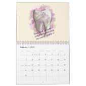 毎月の願いやモットー。歯科用歯科医ギフト カレンダー (2月 2027)