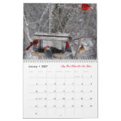 毎月の(鳥)ショウジョウコウカンチョウは年を変える2016できます カレンダー (1月 2027)