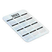 毎月2022カレンダーマグネットテクスチャ マグネット (右側)