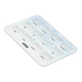 毎月2025カレンダーマグネットテクスチャ マグネット (右側)