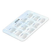毎月2026カレンダーマグネットテクスチャ マグネット (左側)