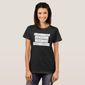 毎朝遅くまでジムは走要らない Tシャツ (正面フル)