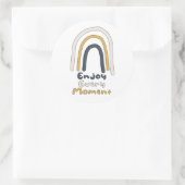 毎楽しむ時のやる気を起こさせるカラフル ラウンドシール (バッグ)