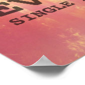 毎楽しむ時独身の間 ポスター (角)