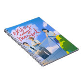 毎楽しむ時 – かわいいアニメ学園ノート ノートブック (右側)