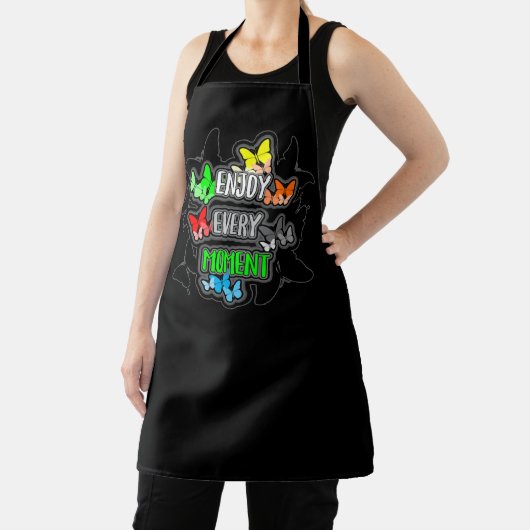 毎楽しむ瞬間引用文エプロン エプロン (インサイチュ)