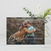 毎瞬間を大切に写真クリスマス シーズンカード (スタンド正面)