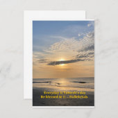 毎賛美日に来なさいハレルヤ サンキューカード (正面/裏面)