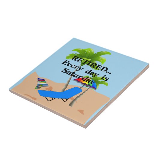 毎退職した日土曜日 タイル (側面)