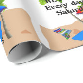  – 毎退職した日土曜日 ラッピングペーパー (ロールコーナー)