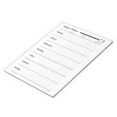 毎週のテレビプランナー ノートパッド (アングル)