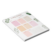 毎週のプランナーと開催者 ノートパッド (アングル)