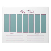 毎週のプランナーの切れ目